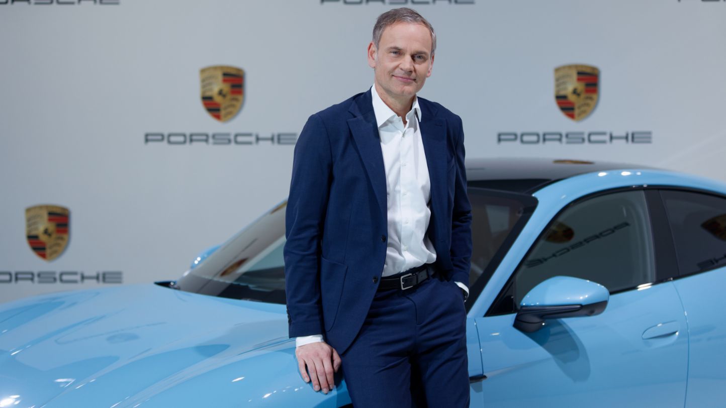 Oliver Blume, Président du directoire, Conférence de presse annuelle, 2020, Porsche AG
