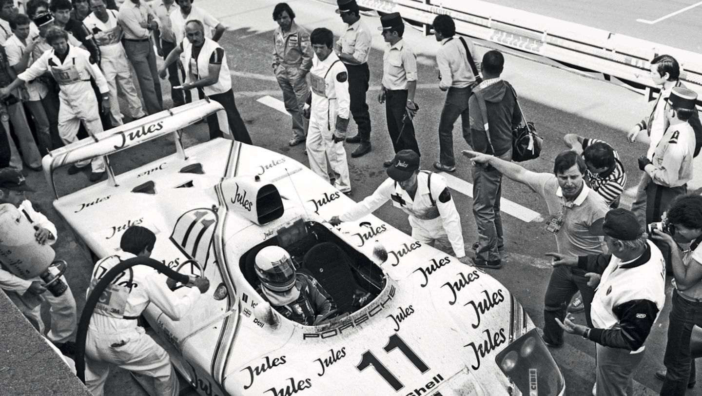 Sieger-Porsche 936 von Jacky Ickx und Derek Bell, Le Mans, 1981, Porsche AG
