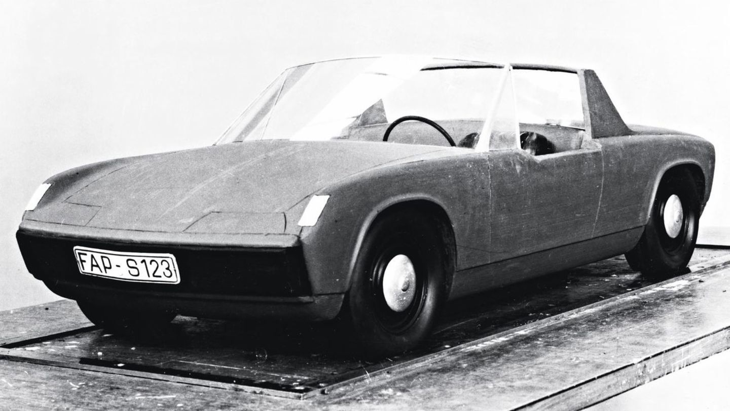 Type 914, model 5, M. 1:5, draft Klie, March 1967, 2020, Porsche AG