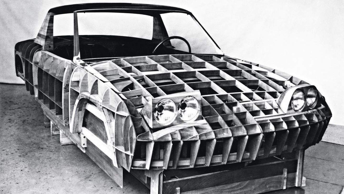 Type 914, model 5, M. 1:1, draft Klie, March 1967, 2020, Porsche AG