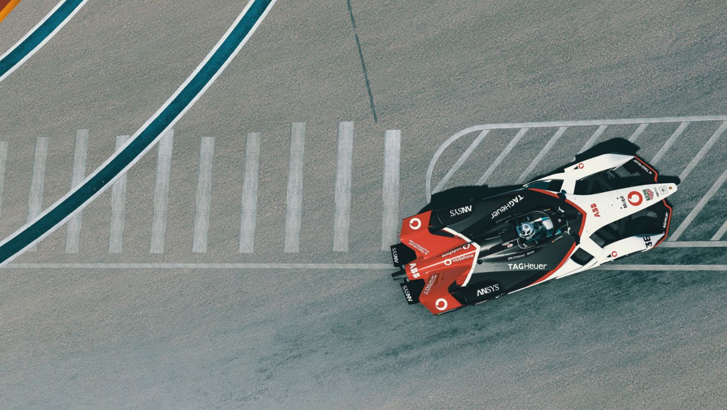 99X Electric, ABB FIA Formula E Championship, Race at Home Challenge, race 7, New York, 2020, Porsche AG