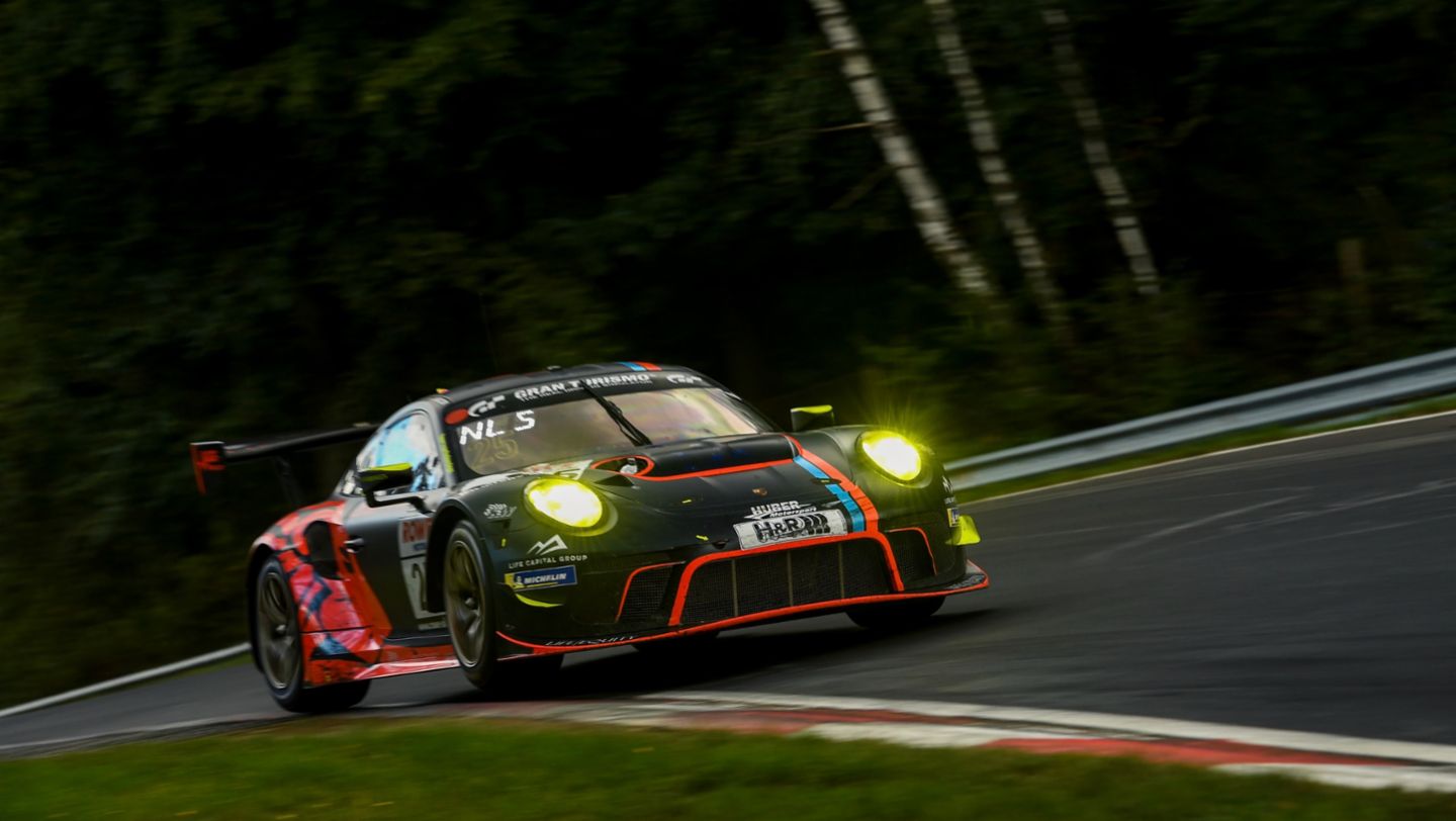 Porsche 911 GT3 R, Huber Motorsport, NLS, Rennen, Nürburgring, 2020, Porsche AG