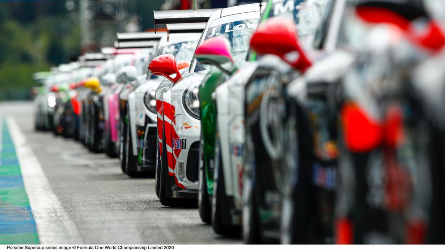 Porsche 911 GT3 Cup, Porsche Mobil 1 Supercup, qualifying, Spa-Francorchamps, 2020, Porsche AG