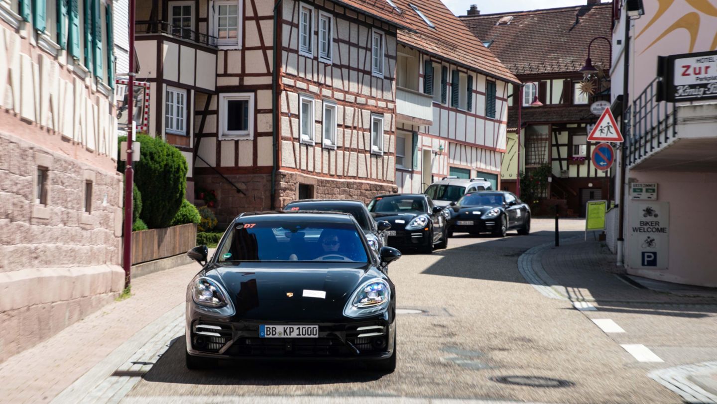 Testing of the new Panamera, Black Forest, Germany, 2020, Porsche AG