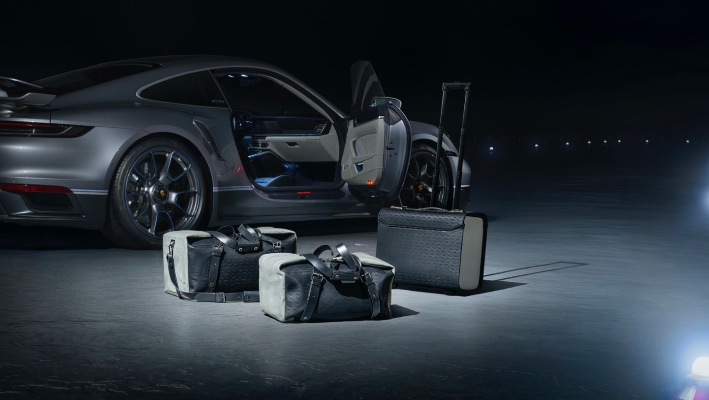 Porsche Design luggage set, 911 Turbo S in limited edition "Duet", 2020, Porsche AG