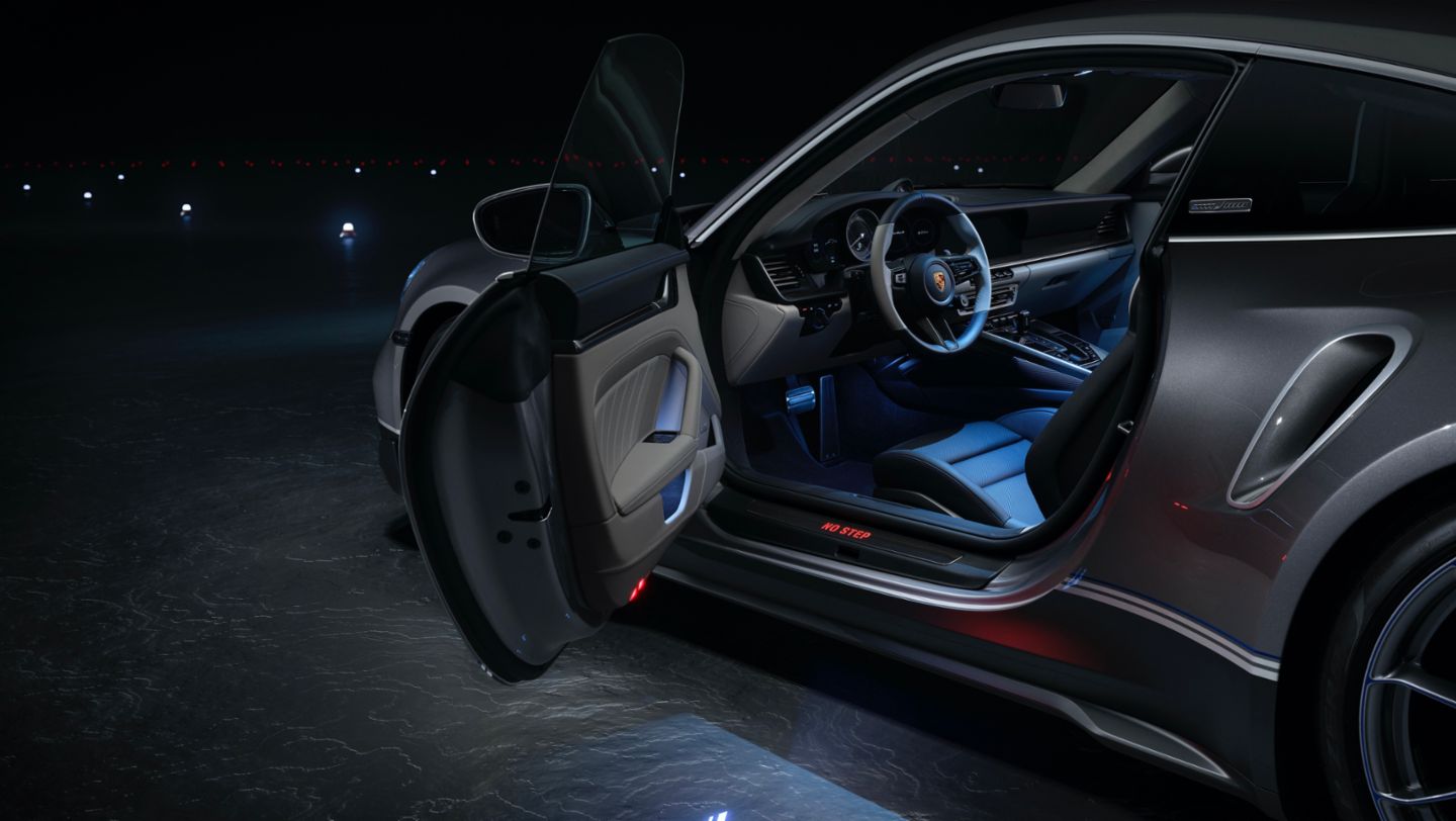 Interior del 911 Turbo S edición limitada "Duet", 2020, Porsche AG