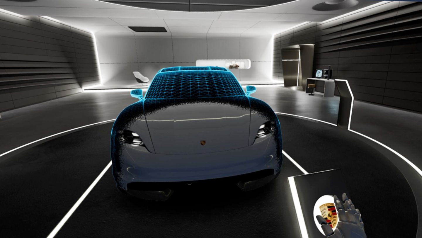 Taycan VR Experience, realidad virtual, 2020, Porsche AG