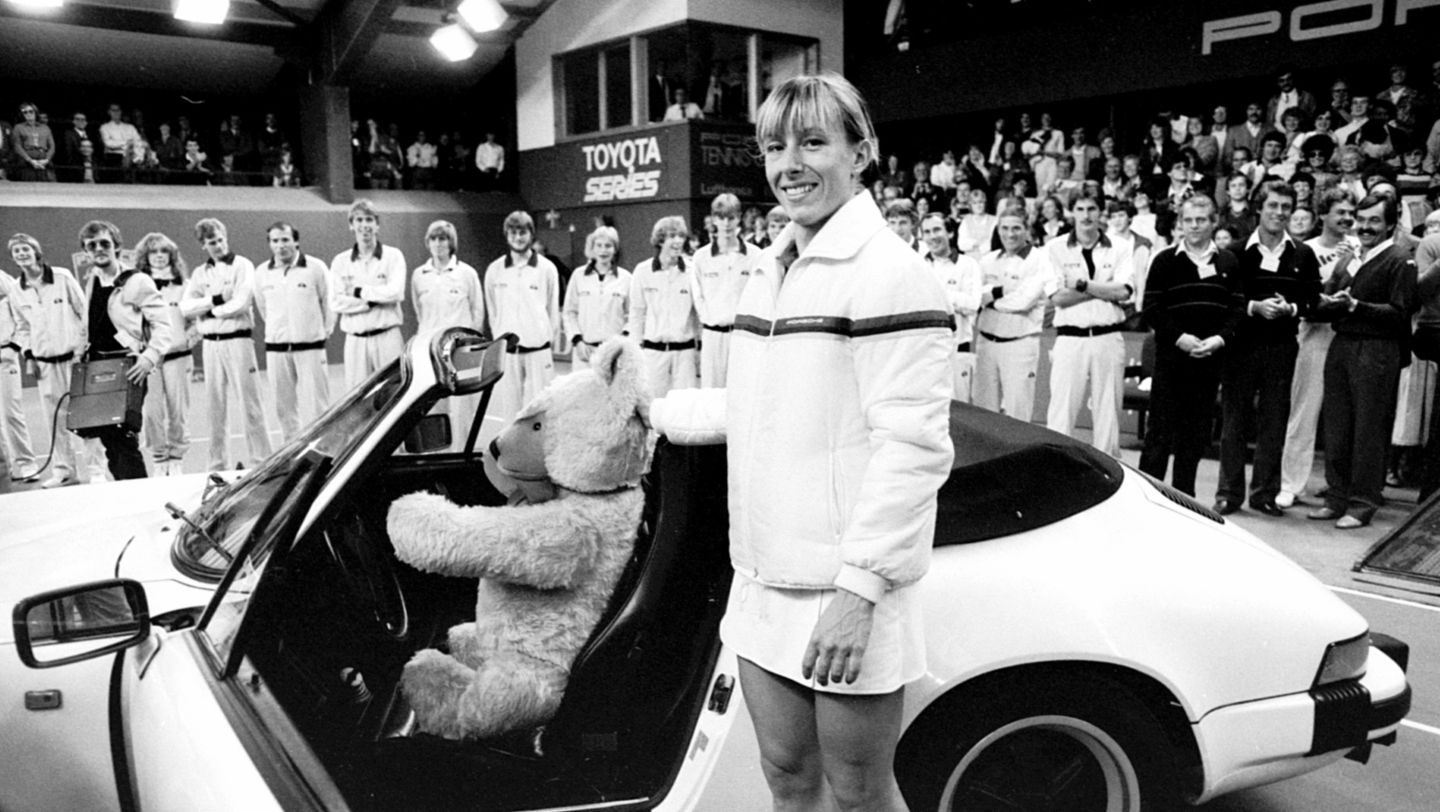 Martina Navratilova, Porsche Tennis Grand Prix, Filderstadt, 1982, Porsche AG