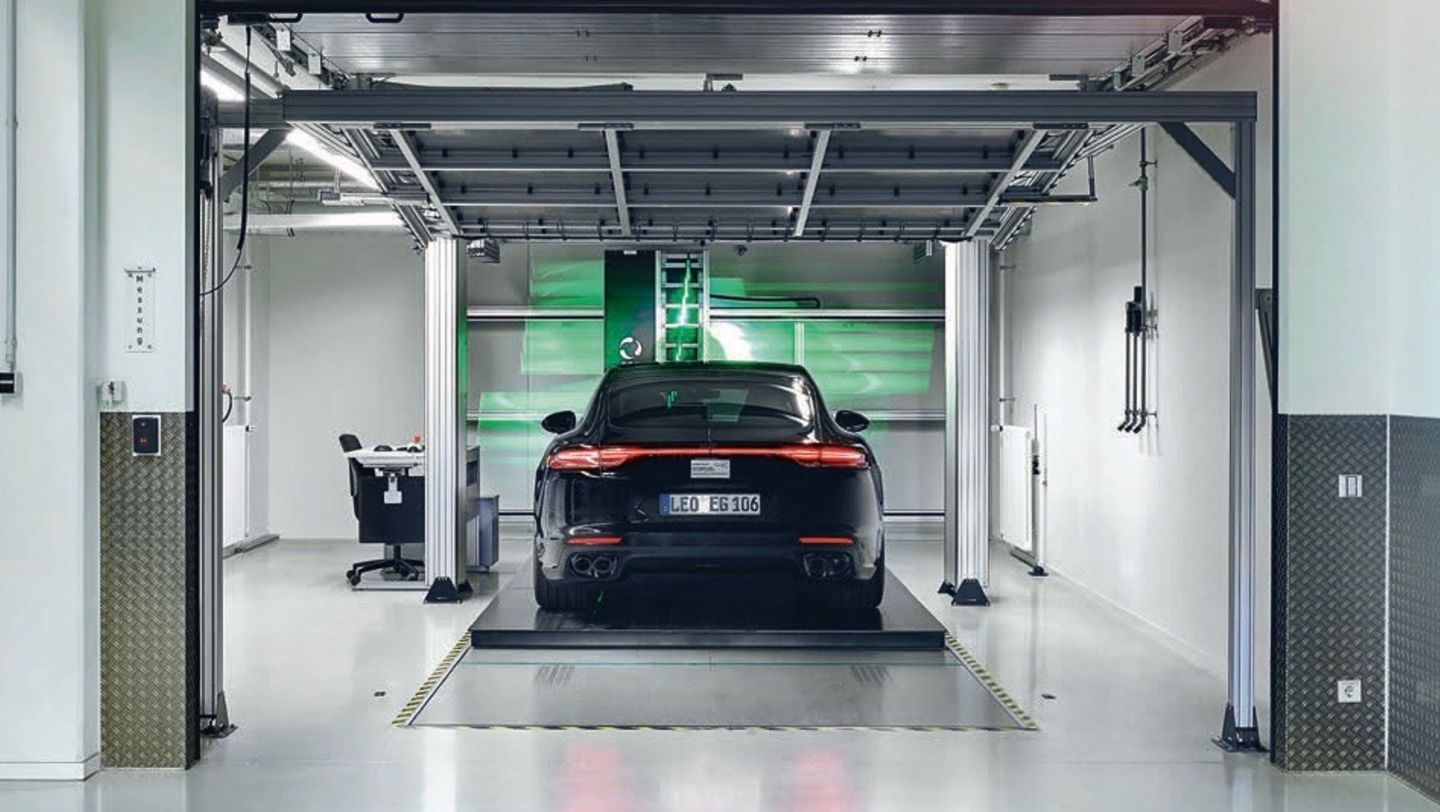 Stirnflächenmessung, Weissach, 2021, Porsche AG