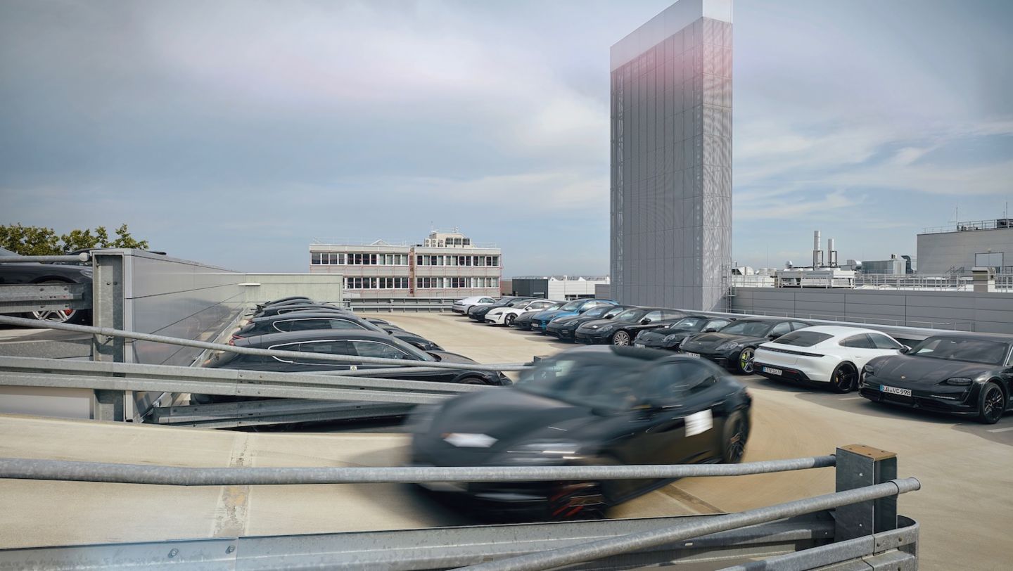 Prototype parking garage, Weissach, 2021, Porsche AG