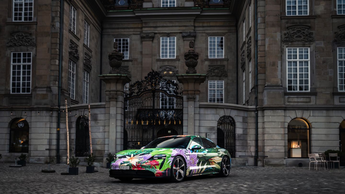 Taycan Artcar by Richard Phillips, Zurich, Switzerland, 2021, Porsche AG