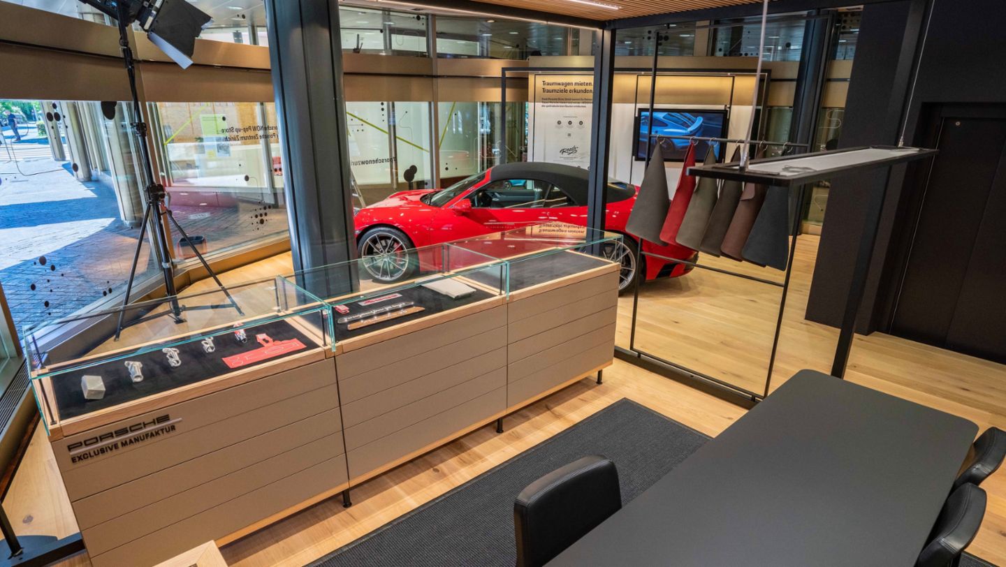 911 Carrera GTS Cabriolet, Pop-up Store, Zürich, 2021, Porsche AG