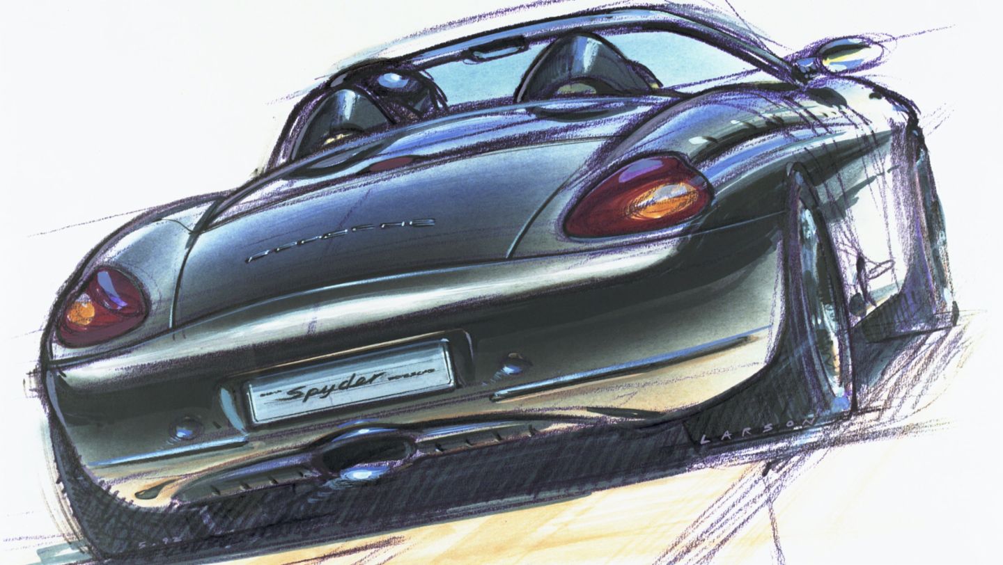 986 Boxster, Designskizze, 1992, Porsche AG