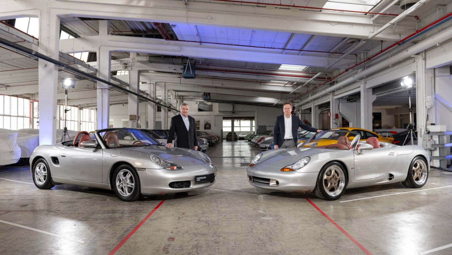 Horst Marchart, Grant Larson, Boxster (986 original model), Boxster concept study, 2021, Porsche AG