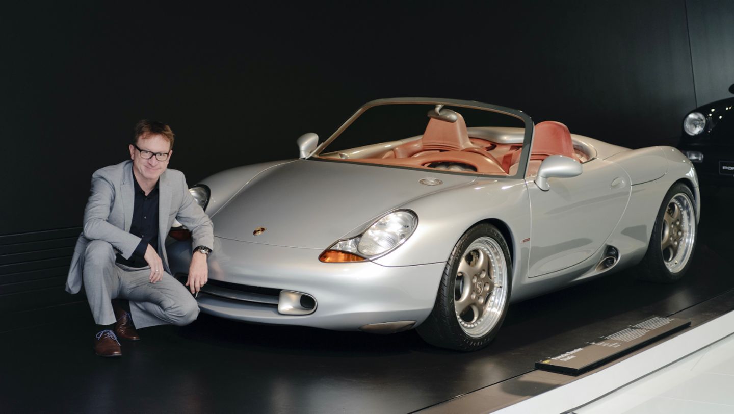 Grant Larson, prototipo Boxster, Museo Porsche, Stuttgart, Alemania, 2014, Porsche AG