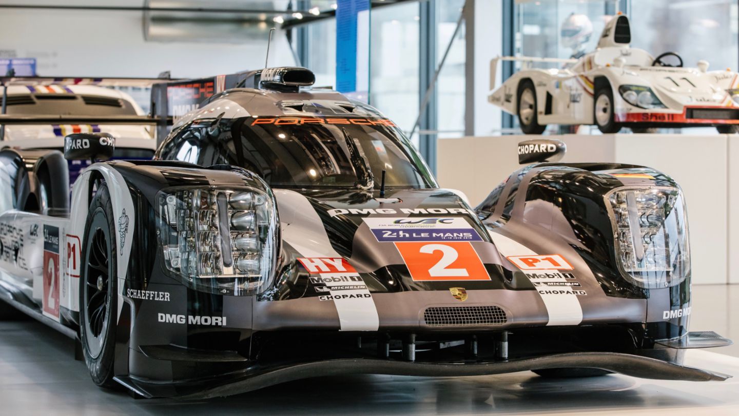919 Hybrid, exposición en el museo ZeitHaus en la Autostadt, Wolfsburgo, Alemania, 2021, Porsche AG