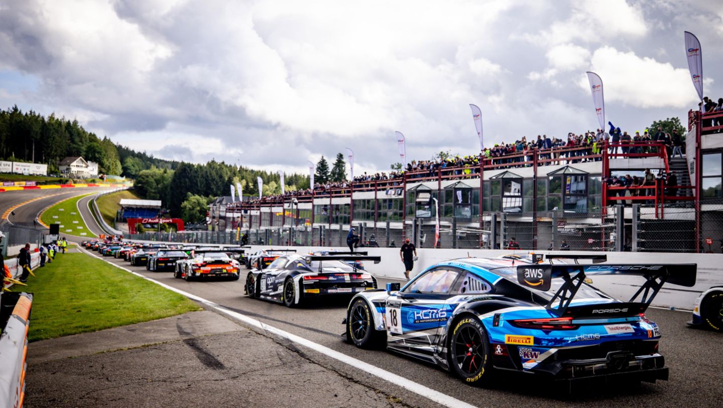 911 GT3 R, 24-Stunden-Rennen Spa-Francorchamps, Belgien, 2021, Porsche AG