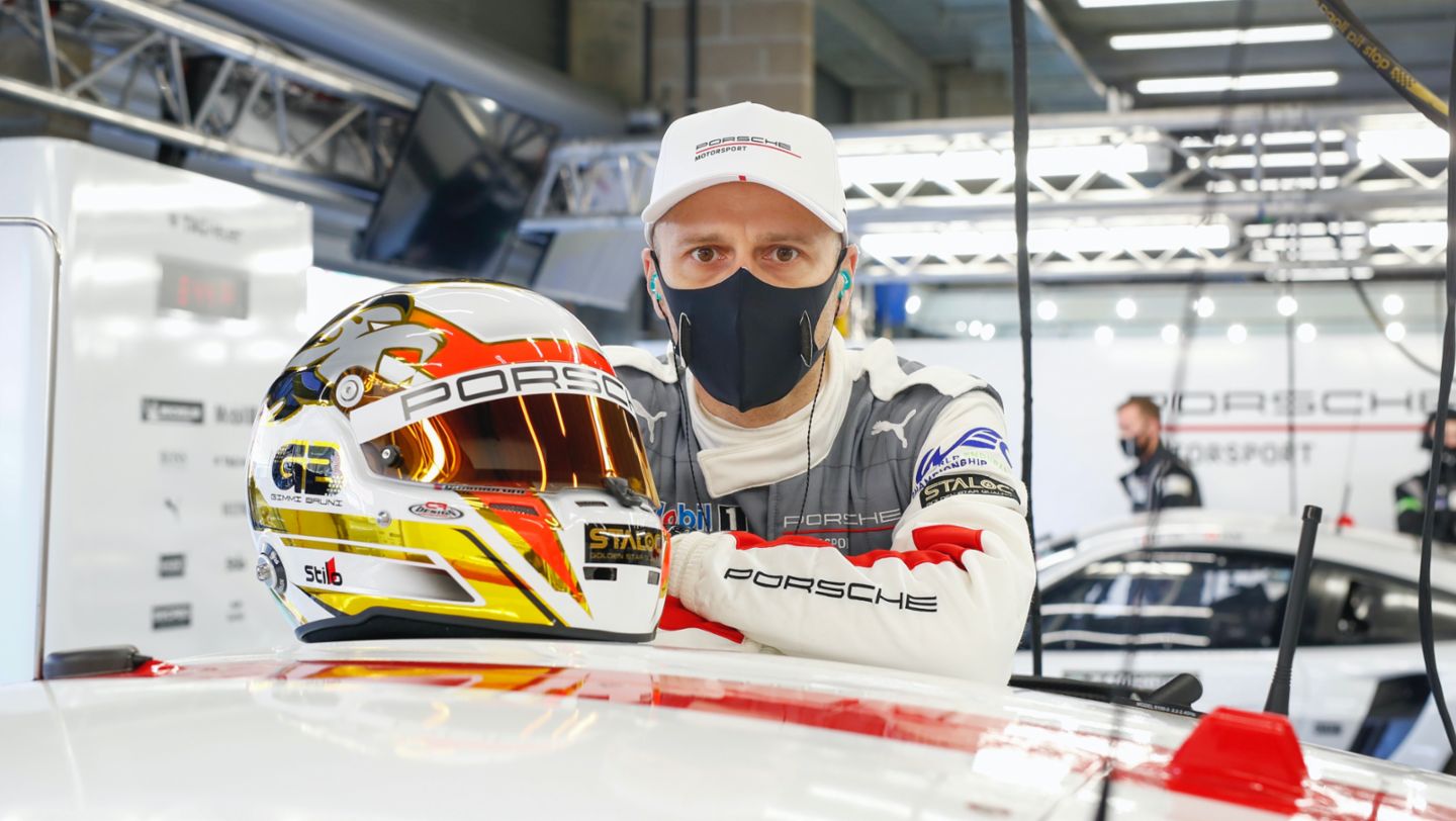 Gianmaria Bruni, Porsche works driver, 2021, Porsche AG