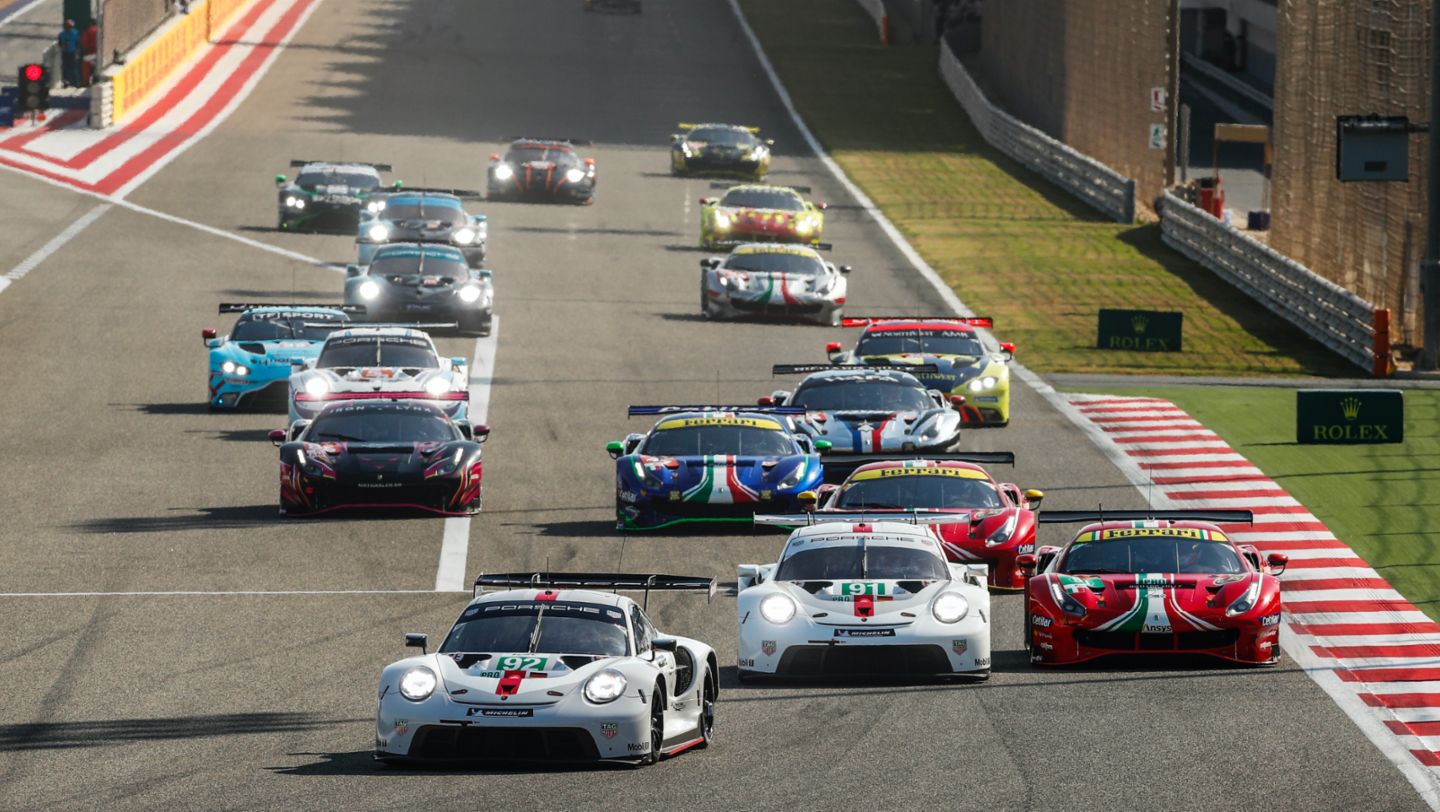 911 RSR, Rennen, FIA WEC, Bahrain, 2021, Porsche AG