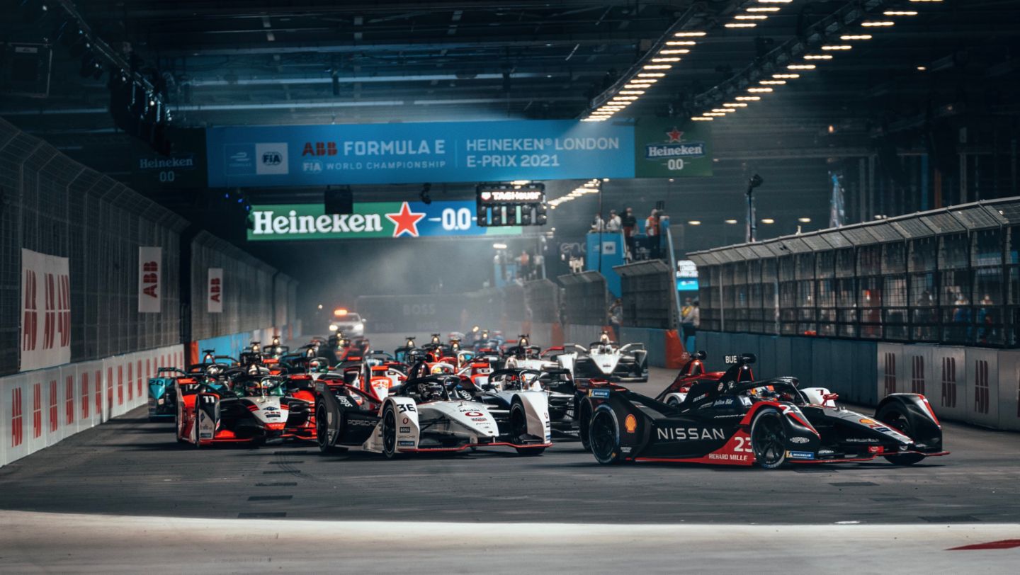 99X Electric, FIA Formel E, London, 2021, Porsche AG