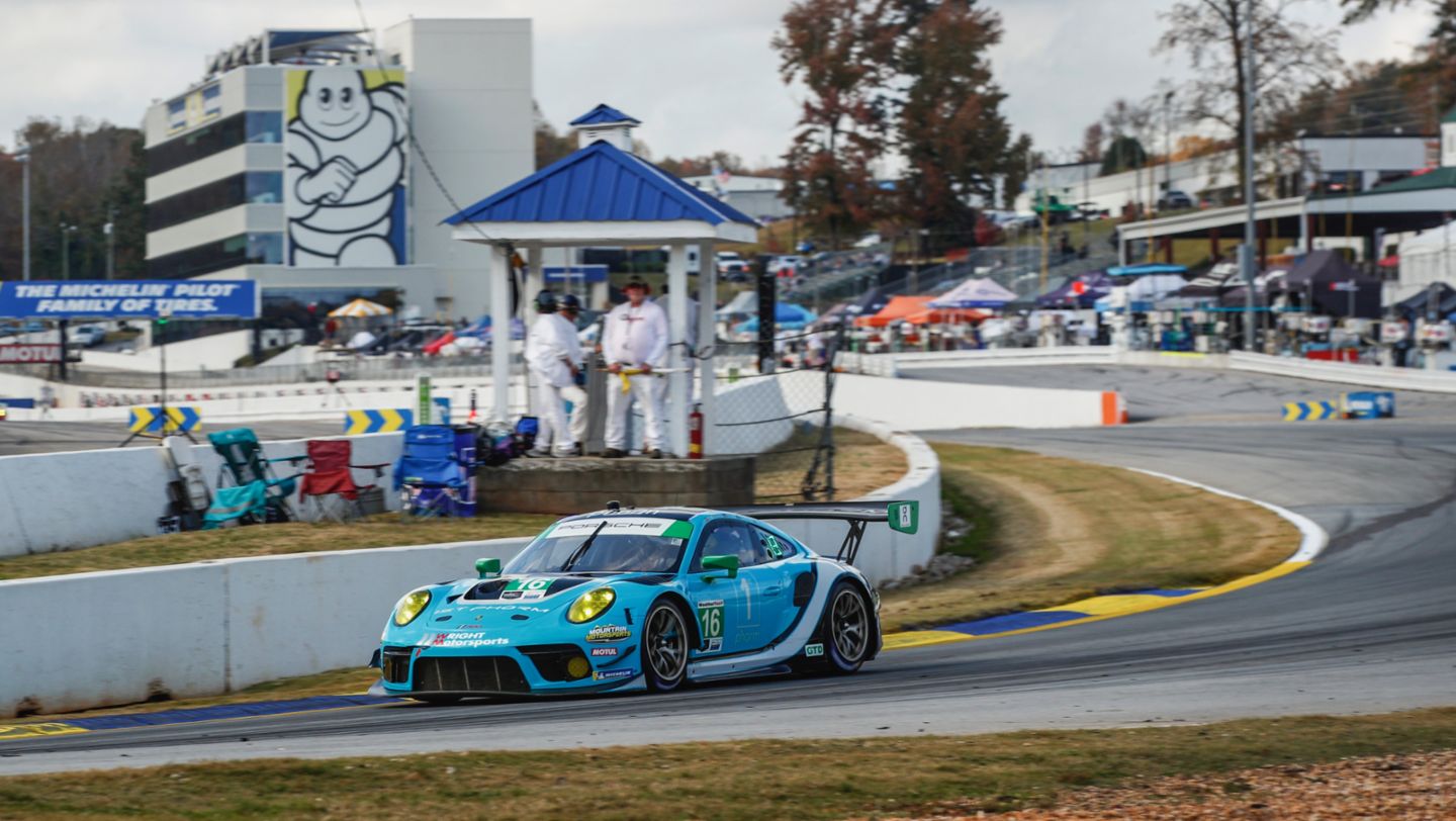 Porsche 911 GT3 R, IMSA WeatherTech SportsCar Championship, Race 12, Qualifying, Braselton/USA, 2021 Porsche AG