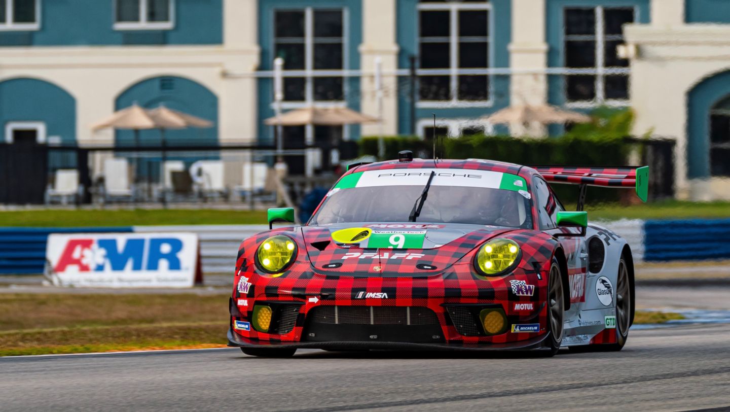 911 GT3 R, Pfaff Motorsports, IMSA WeatherTech Sportscar Championchip, qualifying, Sebring, USA, 2021, Porsche AG