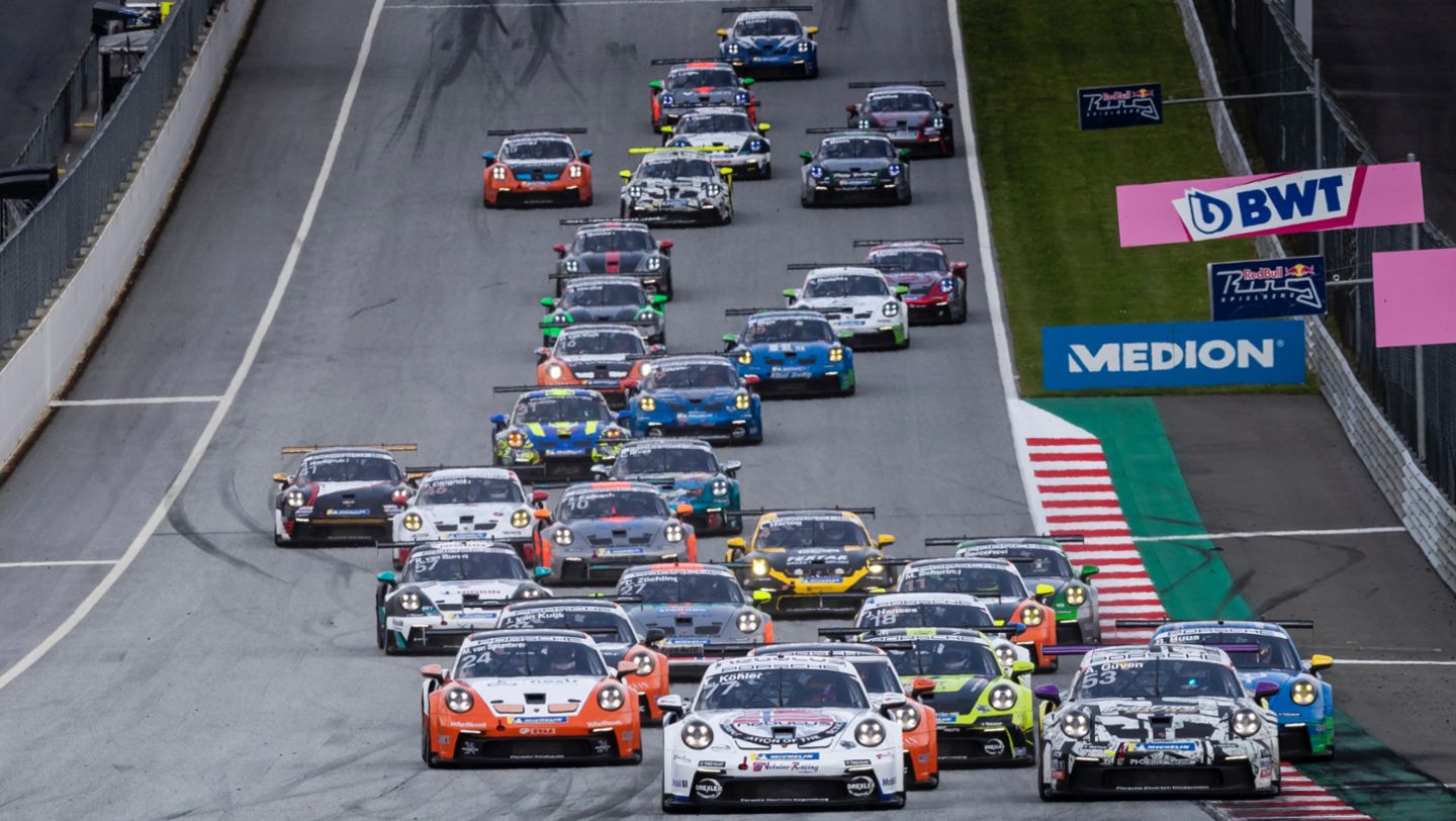 911 GT3 Cup, Porsche Carrera Cup Deutschland, Spielberg, Österreich, 2021, Porsche AG
