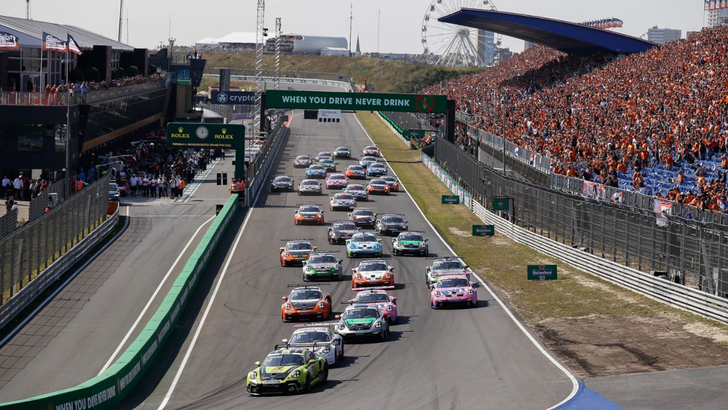 911 GT3 Cup, Porsche Mobil 1 Supercup, Lauf 6, Qualifying, Zandvoort, Niederlande, 2021, Porsche AG