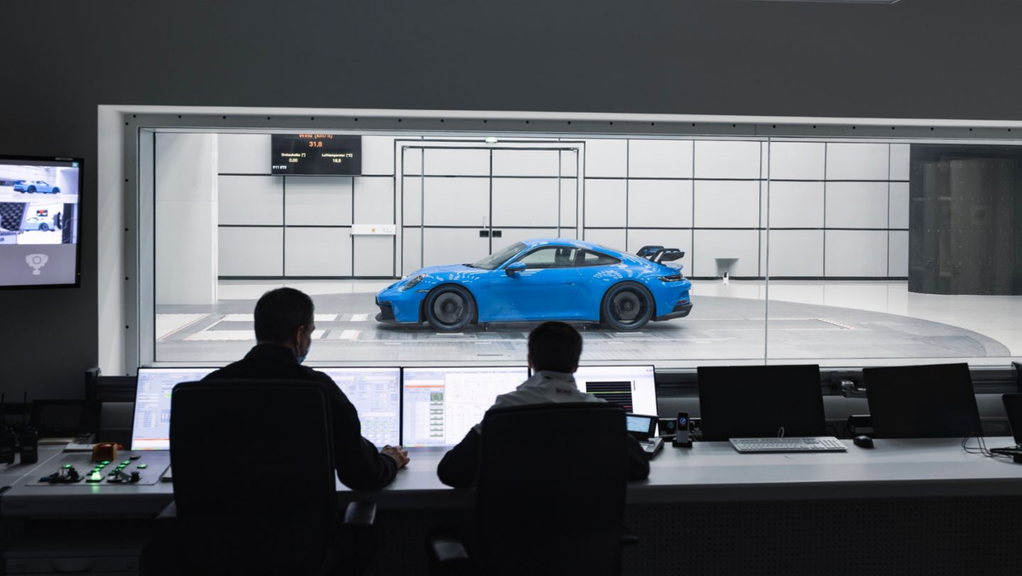 911 GT3, Entwicklungszentrum Weissach, 2021, Porsche AG