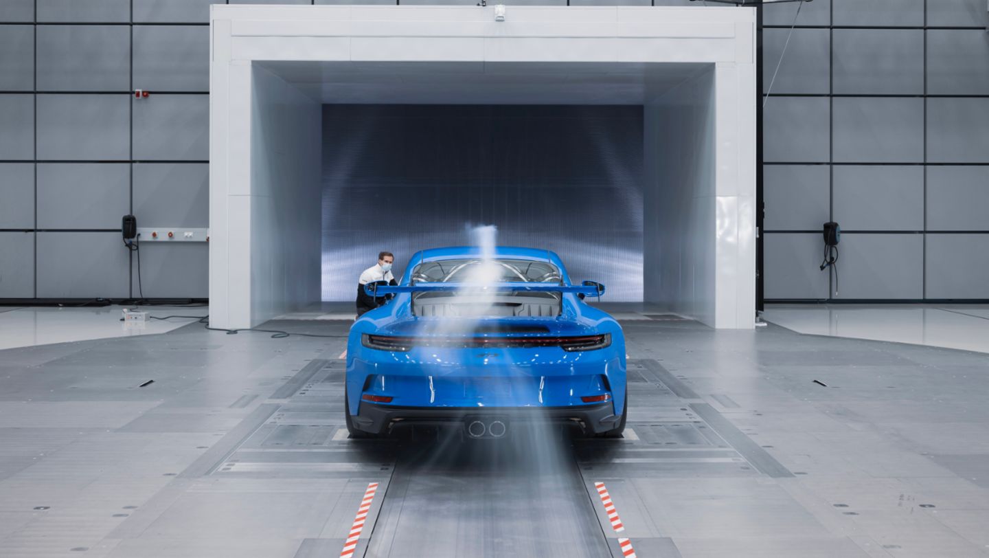 911 GT3, Centro de Desarrollo de Weissach, 2021, Porsche AG