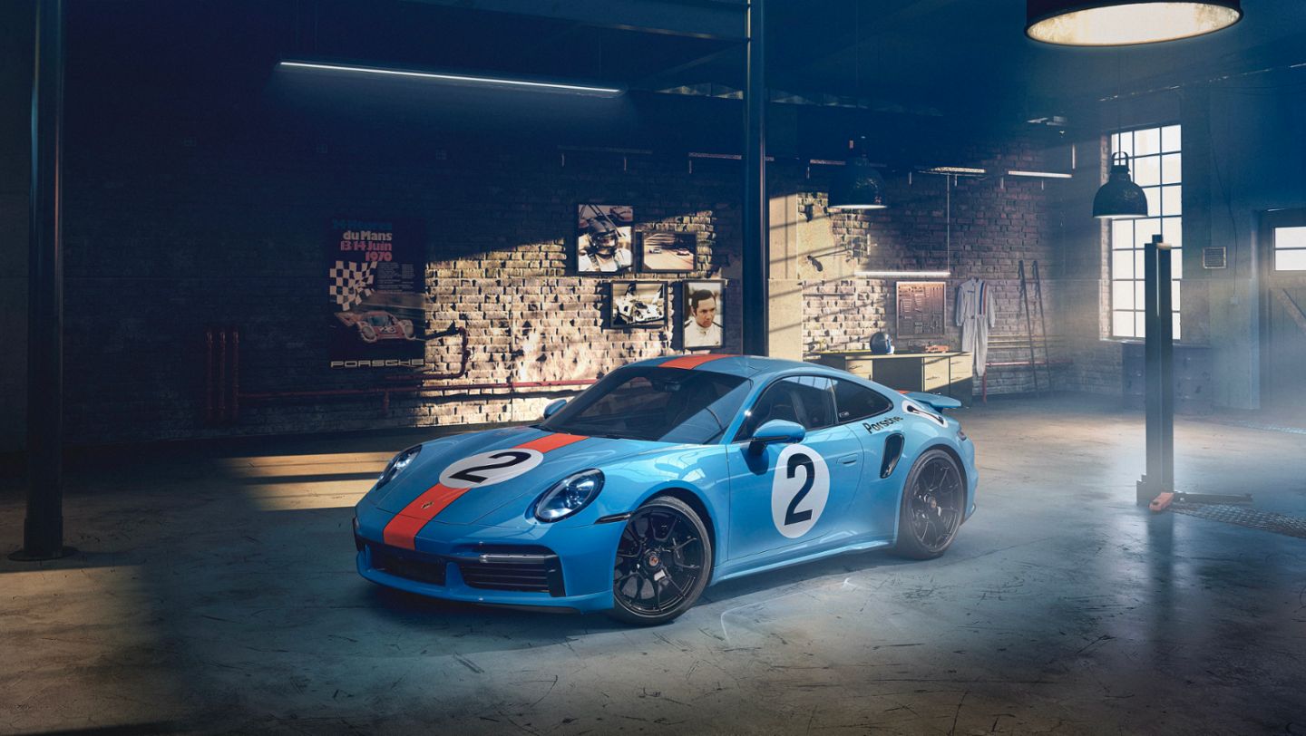 911 Turbo S homenaje a Pedro Rodríguez, 2021, Porsche AG