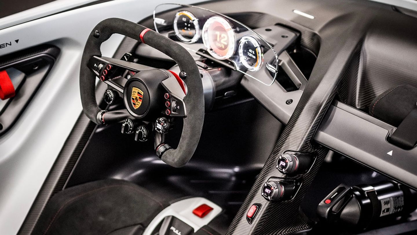 Porsche Vision Gran Turismo, detalle interior, 2021, Porsche AG