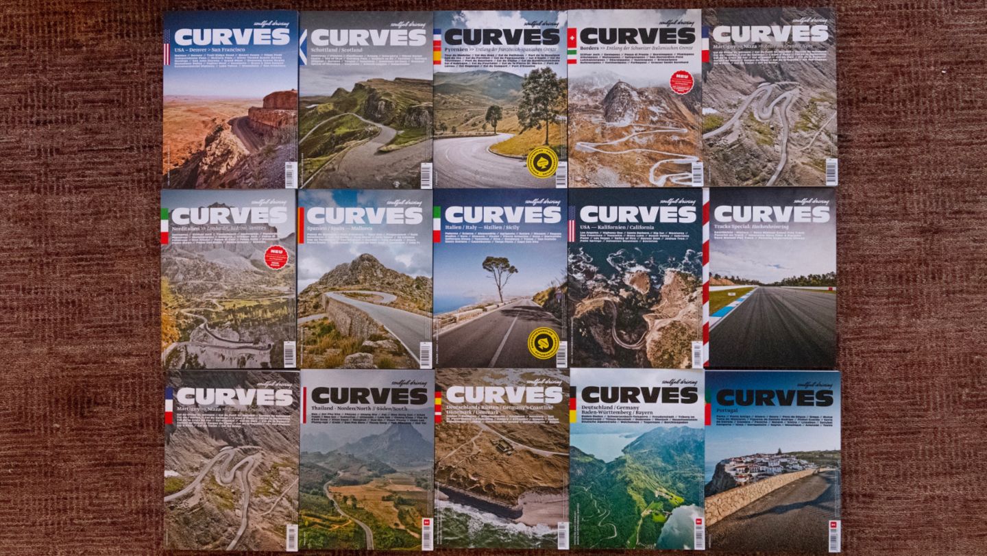 Colección de revistas 'Curves', 2021, Porsche AG