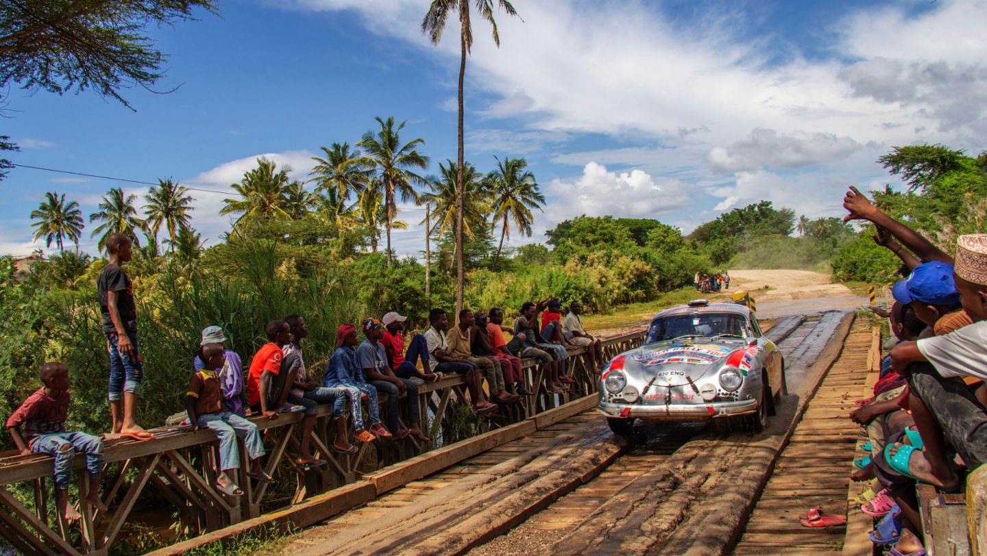 Porsche 356, Rally Clásico Safari de África Oriental, 2019, Porsche AG