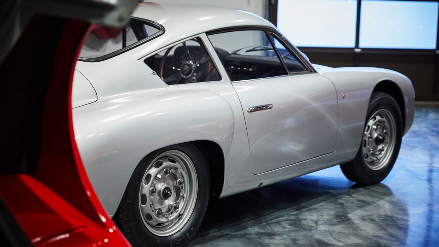 Heavily damaged in April 2019, when a gas explosion levelled the building next door, the car was rebuilt in record time, 2021, Porsche AG