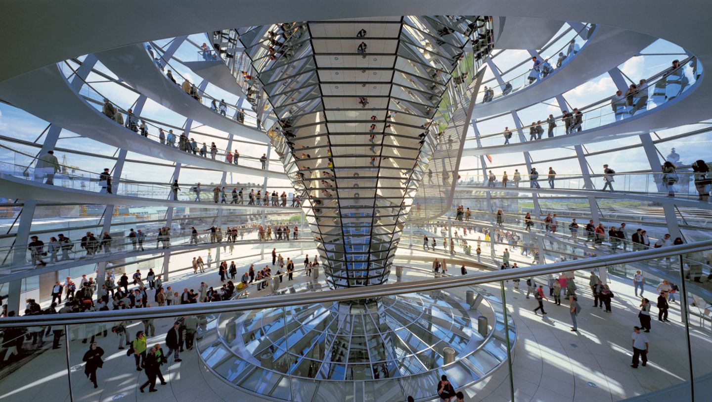 Cúpula del Reichstag, Berlín (Alemania), 2021, Porsche AG