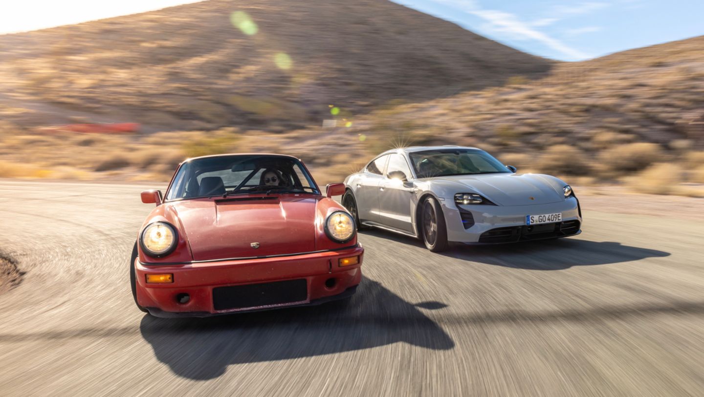 911, Taycan GTS, Willow Springs, 2021, Porsche AG