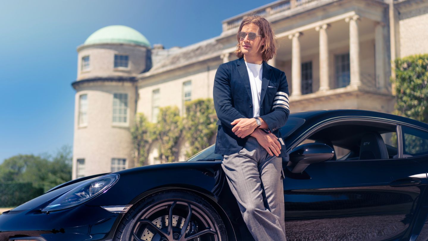 Charlie March, Cayman GT4, West Sussex, UK, 2021, Porsche AG