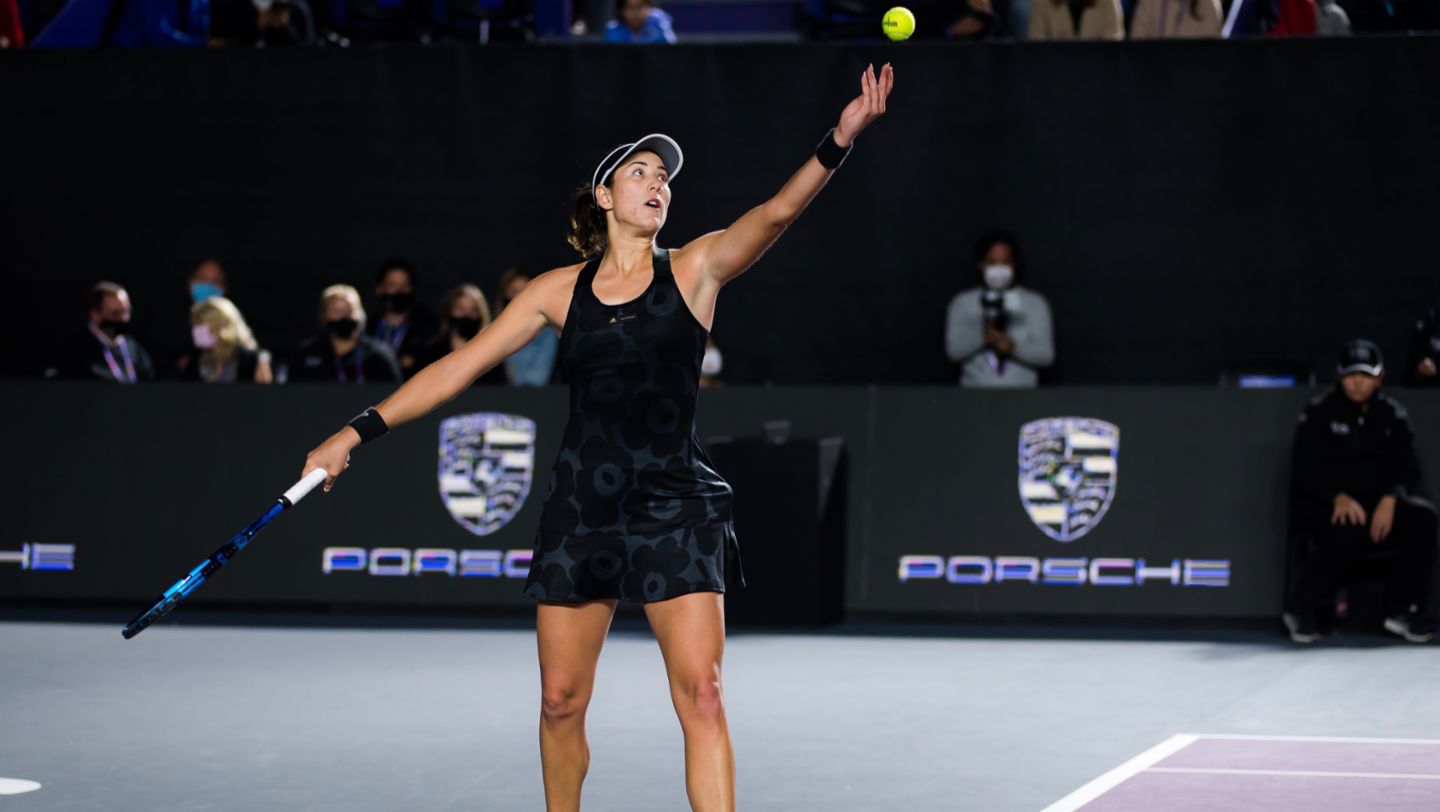 Garbine Muguruza, WTA Finals, Guadalajara, 2021, Porsche AG