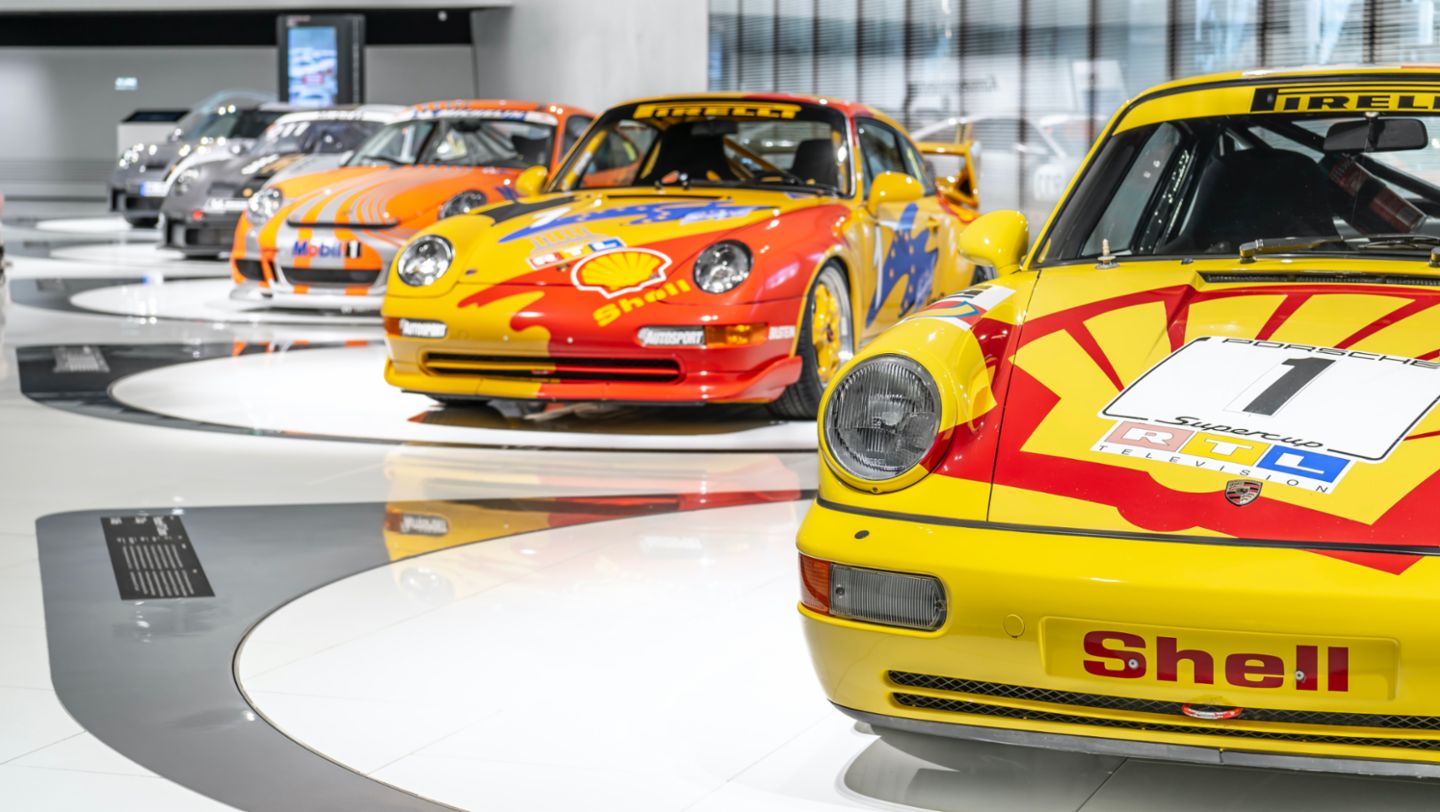 911 GT3 Cup, 30º aniversario de la Porsche Supercup, Museo Porsche, 2022, Porsche AG
