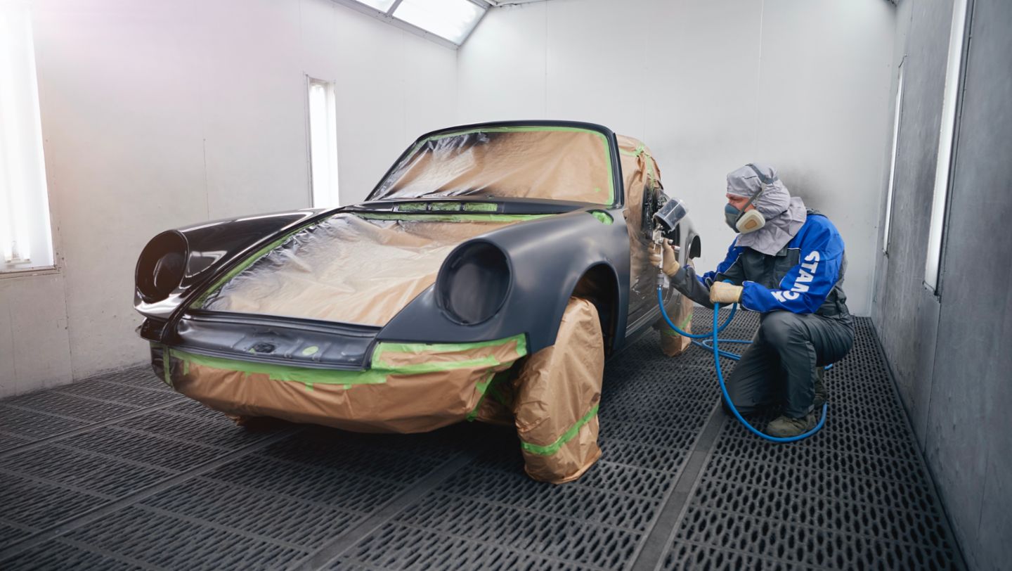 Restaurierung des 911 S 2.4 Targa, 2022, Porsche AG