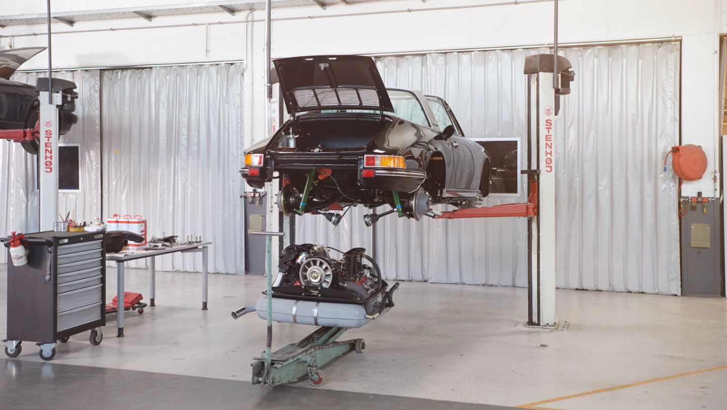 Restaurierung des 911 S 2.4 Targa, 2022, Porsche AG