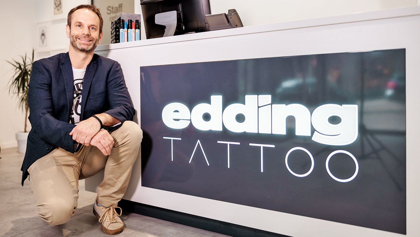 Per Ledermann, CEO Edding AG, Edding Tattoo, 2022, Porsche Consulting