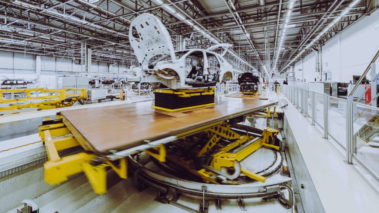 Produktion, Werk Leipzig, 2022, Porsche AG