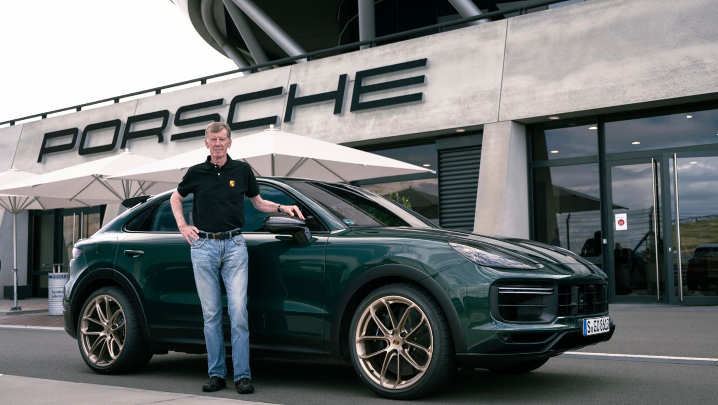 Walter Röhrl, Cayenne Turbo GT, 2022, Porsche AG