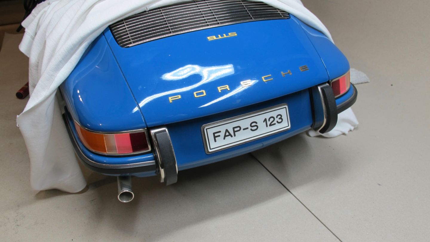 1:5-scale model Targa, 2022, Porsche AG