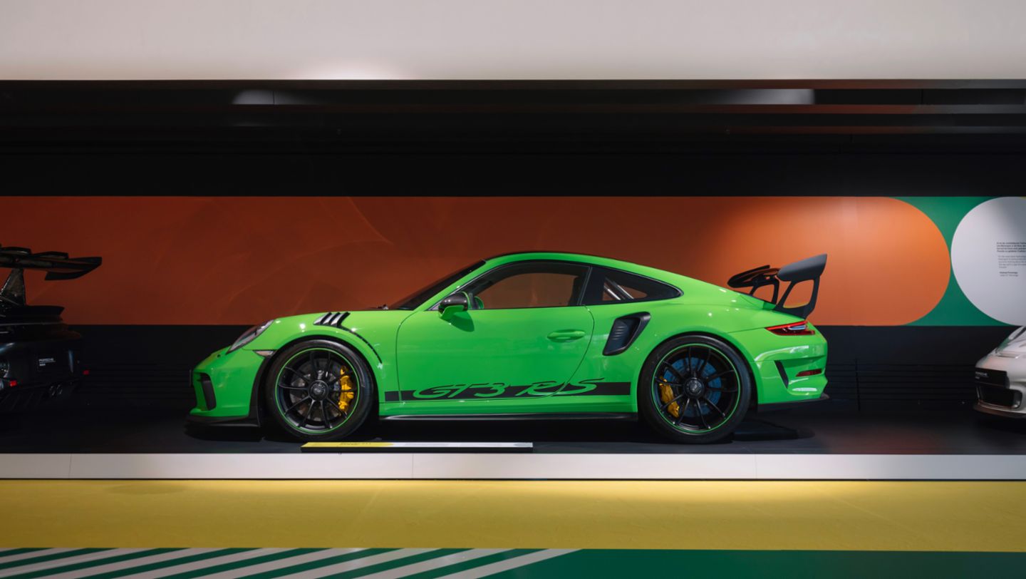 911 (991) GT3 RS, Sonderschau „Spirit of Carrera RS“, Porsche Museum, Zuffenhausen, 2022, Porsche AG