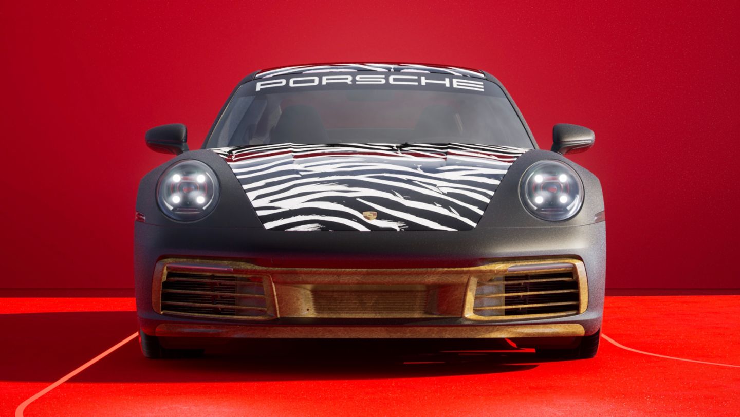 Exemplarisches Beispiel eines NFT auf der Performance-Route, 2022, Porsche AG