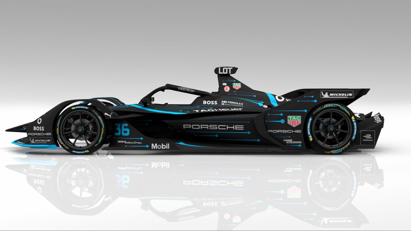99X Electric with new livery, 2022, Porsche AG