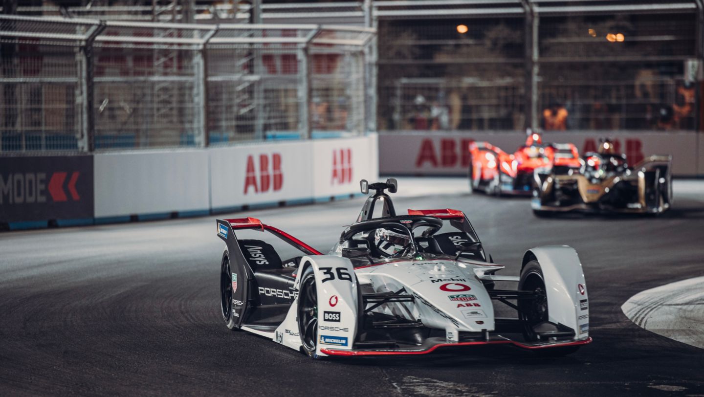 André Lotterer, 99X Electric, E-Prix de Diriyah, carrera 2, 2022, Porsche AG